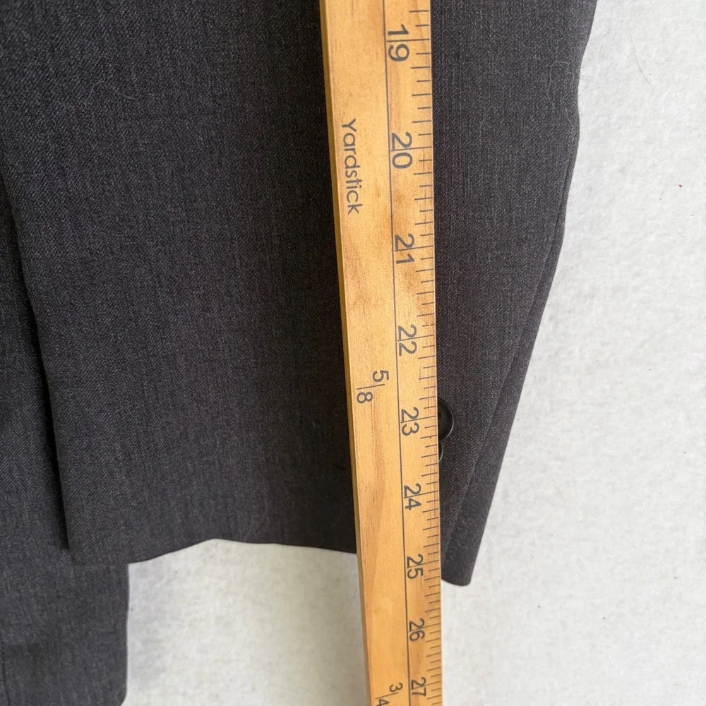 Banana Republic Cerruti Italian Wool Suit Mens 42R Charcoal Gray Classic 2pc